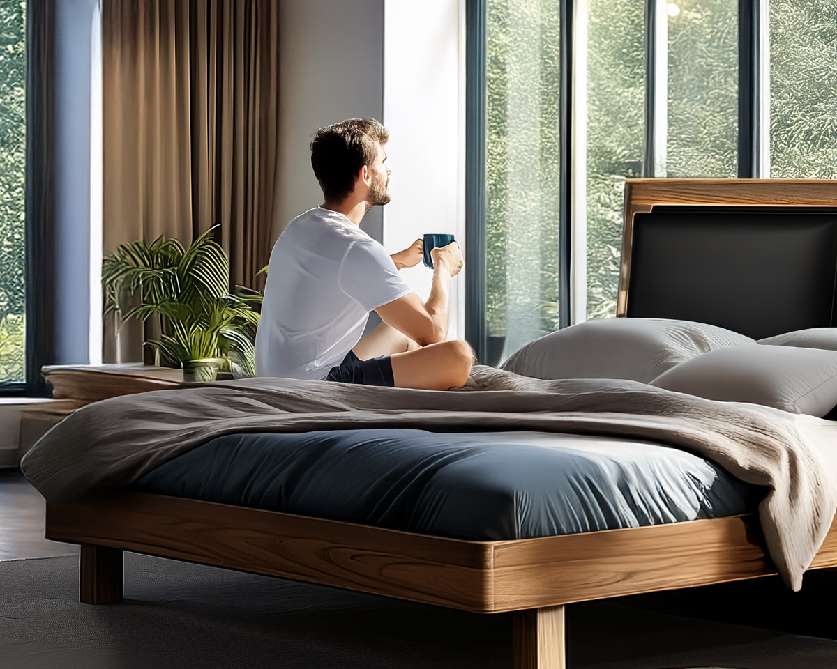 Peaceful bedroom environment for quality sleep